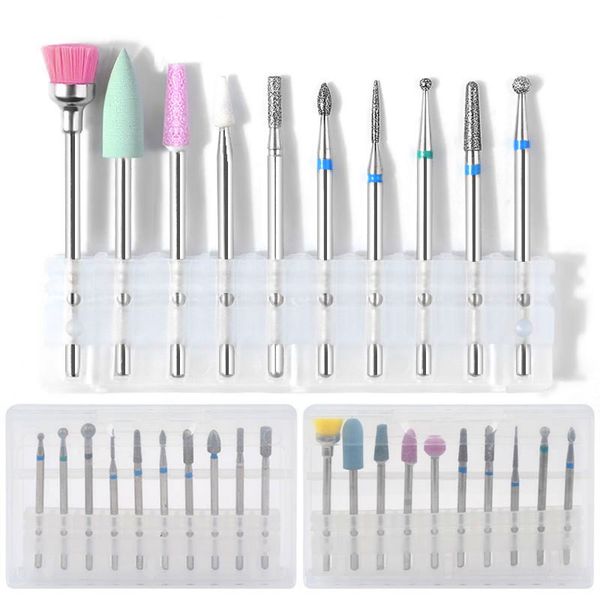 10 pcs diamond milling cutters for manicure carbide nail drill bits kits equipment tools
10 pcs diamond milling cutters for manicure carbide nail drill bits kits equipment tools
