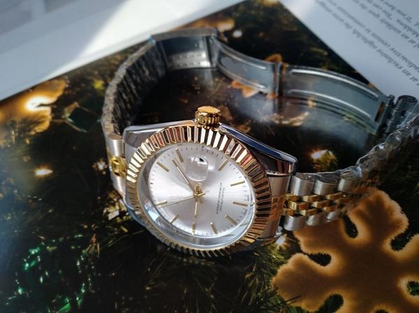 automatic mechanical watch men lovers 40mm stainless steel sapphire solid clasp president mens womens male wristwatches, Slivery;brown
automatic mechanical watch men lovers 40mm stainless steel sapphire solid clasp president mens womens male wristwatches, Slivery;brown