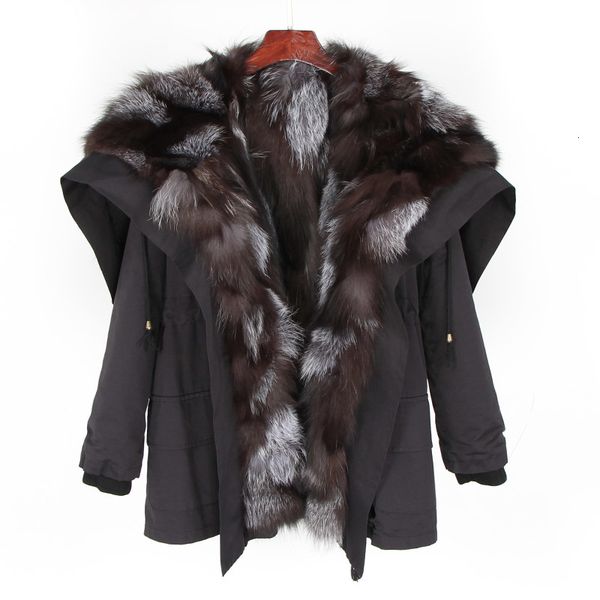 2021 new nova fox scorpion skin lining grass to overcome loose female winter coat exgd, Black
2021 new nova fox scorpion skin lining grass to overcome loose female winter coat exgd, Black