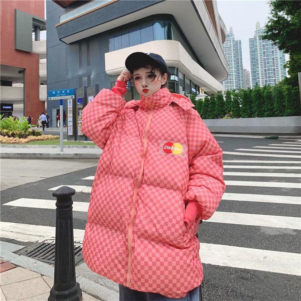 women's down & parkas individual plaid loose winter jacket women manteau veste femme hiver plus size harajuku long coat hat internet ce, Black
women's down & parkas individual plaid loose winter jacket women manteau veste femme hiver plus size harajuku long coat hat internet ce, Black