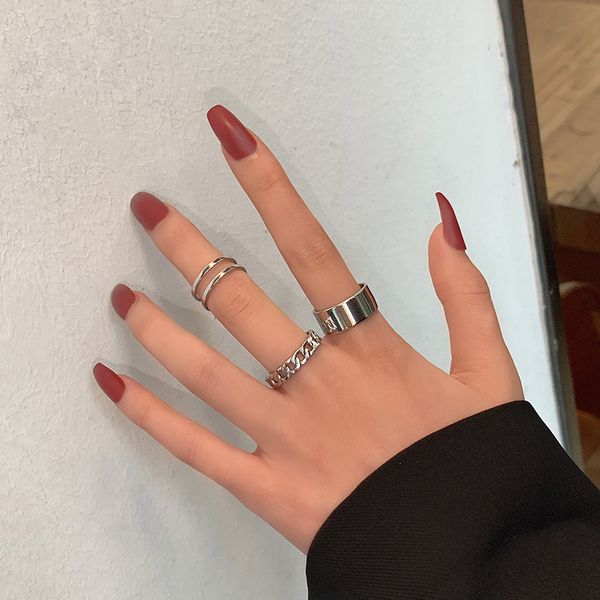 hip hop metal geometry circular punk rings set vintage opening index finger accessories buckle joint tail band ring for women rock jewelry, Silver
hip hop metal geometry circular punk rings set vintage opening index finger accessories buckle joint tail band ring for women rock jewelry, Silver
