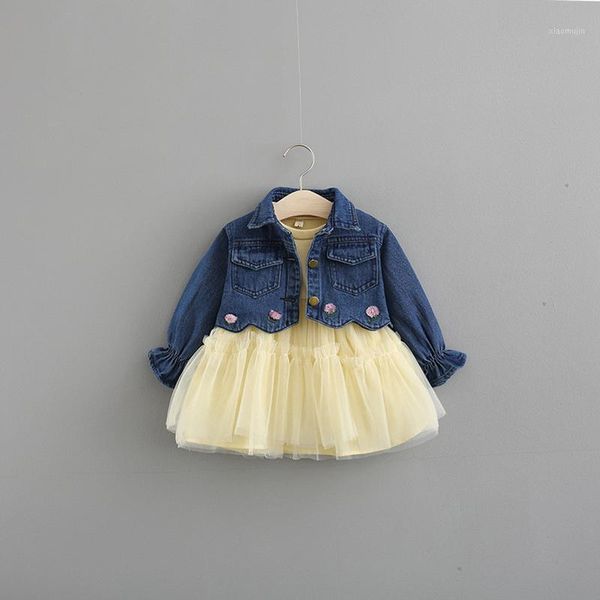 clothing sets kisbini baby girls jeans coat+long sleeve tutu dress 2pcs denim jacket clothes kids toddler yellow coat set1, White
clothing sets kisbini baby girls jeans coat+long sleeve tutu dress 2pcs denim jacket clothes kids toddler yellow coat set1, White