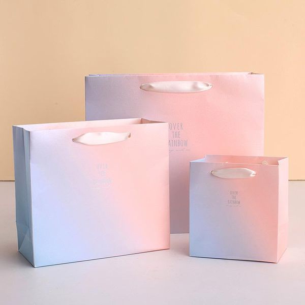 gift wrap 5pcs gradually paper bag original rraduation season cosmetics fresh simple handbag mother's day party wedding bags
gift wrap 5pcs gradually paper bag original rraduation season cosmetics fresh simple handbag mother's day party wedding bags
