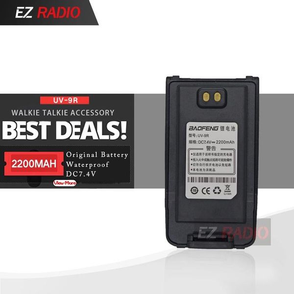 original uv-9r battery 2200 mah baofeng waterproof walkie talkie uv-9r baofeng 8w ham radio uv 9r for kayak hunting security
original uv-9r battery 2200 mah baofeng waterproof walkie talkie uv-9r baofeng 8w ham radio uv 9r for kayak hunting security