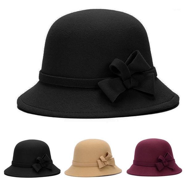elegant women round bowler cap imitation wool bowknot fedoras cotton cloche bucket hat vintage brim chapeu feminino1, Blue;gray
elegant women round bowler cap imitation wool bowknot fedoras cotton cloche bucket hat vintage brim chapeu feminino1, Blue;gray