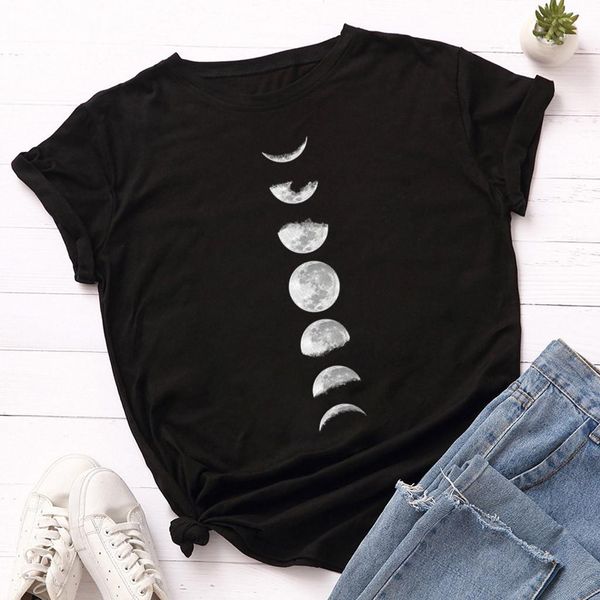 plus size tshirt s-5xl new moon print t shirt women 100% cotton o neck short sleeve t-shirt summer casual shirts, White
plus size tshirt s-5xl new moon print t shirt women 100% cotton o neck short sleeve t-shirt summer casual shirts, White
