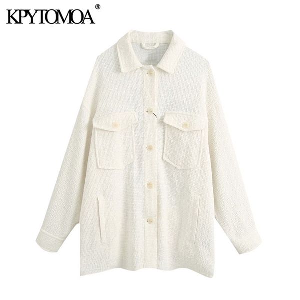 kpytomoa women fashion with pockets oversized tweed jacket coat vintage long sleeve button-up female outerwear chic 201210, Black;brown
kpytomoa women fashion with pockets oversized tweed jacket coat vintage long sleeve button-up female outerwear chic 201210, Black;brown