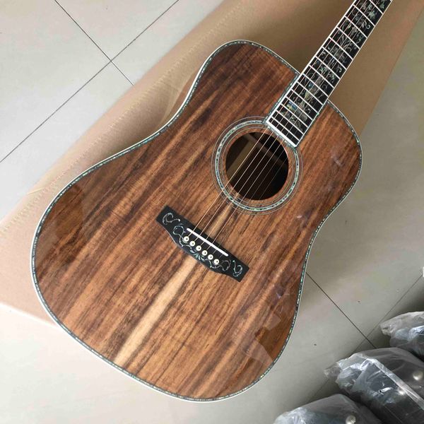 custom real abalone tree life inlays solid koa wood acoustic guitar d body 41 inch ebony fingerboard
custom real abalone tree life inlays solid koa wood acoustic guitar d body 41 inch ebony fingerboard