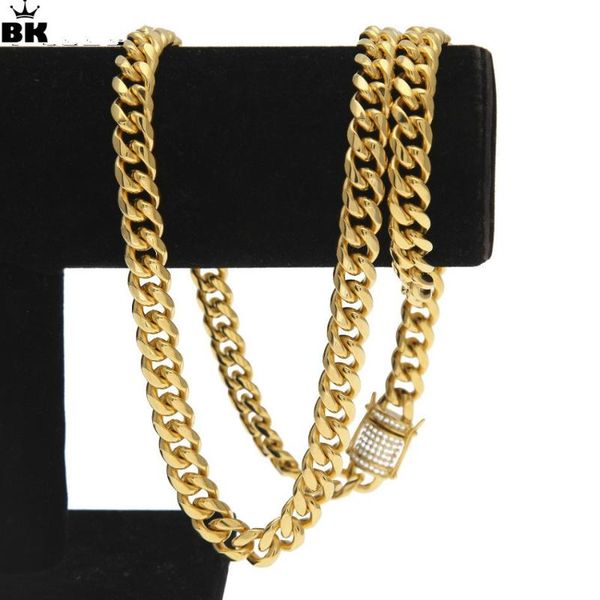 10mm gold filled curb cuban chain men hip hop stainless steel iced out rhinestone link miami chain 75cm long drop shipping, Silver
10mm gold filled curb cuban chain men hip hop stainless steel iced out rhinestone link miami chain 75cm long drop shipping, Silver
