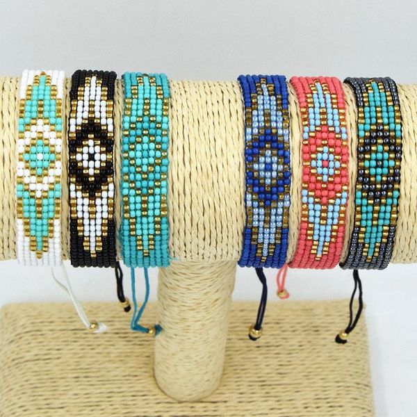 charm bracelets selling handmade glass beads friendship bracelet beaded eye for women men, Golden;silver
charm bracelets selling handmade glass beads friendship bracelet beaded eye for women men, Golden;silver