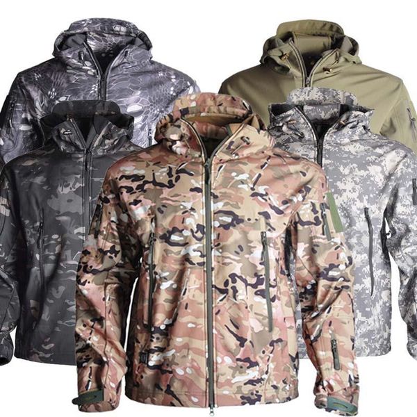 han wild clothing autumn men's military camouflage fleece jacket army tactical clothing multicam male camouflage windbreakers, Black;brown
han wild clothing autumn men's military camouflage fleece jacket army tactical clothing multicam male camouflage windbreakers, Black;brown