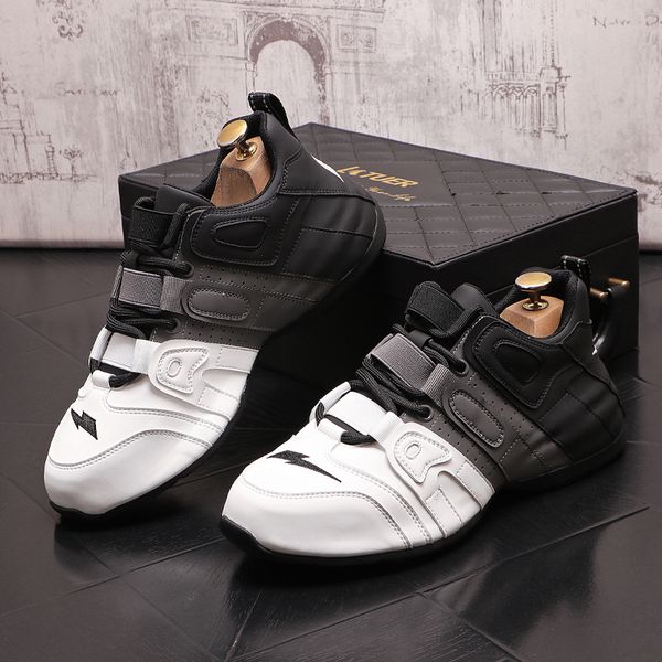 fashion trend men high-wedding dress shoes british style male breathable work sports sneakers outdoor spring lace-up casual driving walking, Black
fashion trend men high-wedding dress shoes british style male breathable work sports sneakers outdoor spring lace-up casual driving walking, Black