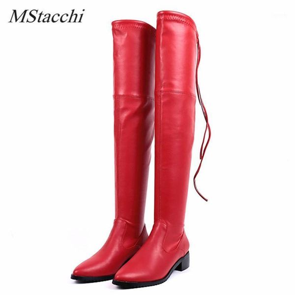 mstacchi women boots pointed toe thick bottom lace-up plush elastic force boots shoes ventilate party lady over-knee1, Black
mstacchi women boots pointed toe thick bottom lace-up plush elastic force boots shoes ventilate party lady over-knee1, Black