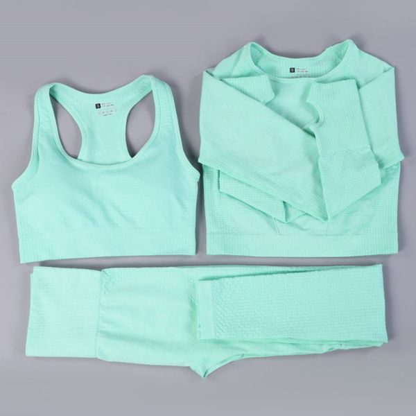 2020 women seamless yoga set fitness sports suits gym cloth yoga long sleeve shirts high waist running leggings workout clothing c0122, Gray
2020 women seamless yoga set fitness sports suits gym cloth yoga long sleeve shirts high waist running leggings workout clothing c0122, Gray