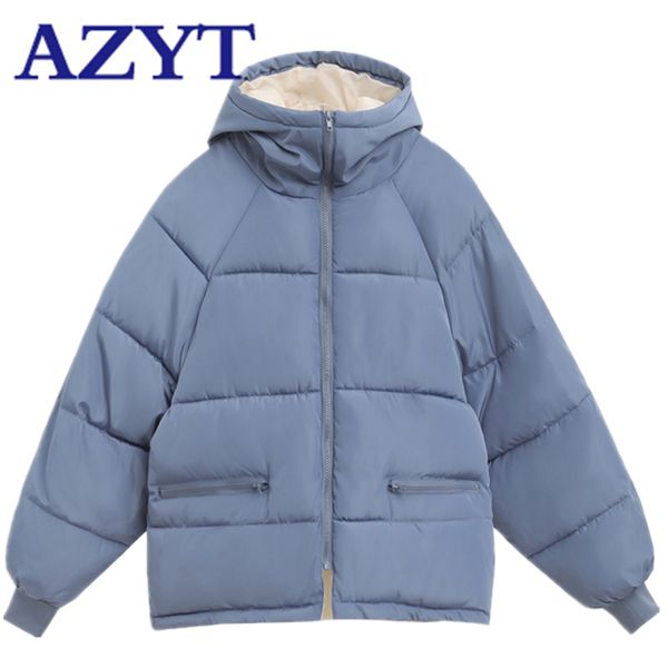 azyt hooded down cotton for women 2020 solid thicken winter jacket female oversize loose streetwear parka coat, Black
azyt hooded down cotton for women 2020 solid thicken winter jacket female oversize loose streetwear parka coat, Black