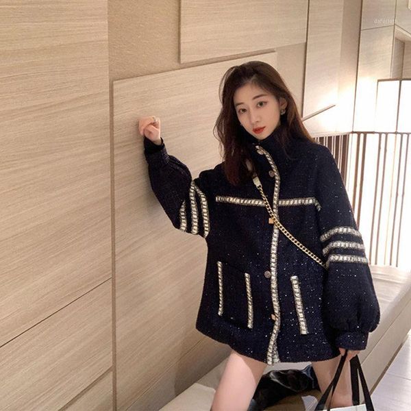 graceful woolen coat female autumn and winter 2020 new korean style loose black western style long-sleeved upper garment1, White
graceful woolen coat female autumn and winter 2020 new korean style loose black western style long-sleeved upper garment1, White