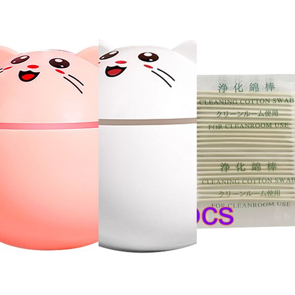 300ml humidifier usb aroma diffuser cute cat air purifier freshener cool mist maker with night light for led office home
300ml humidifier usb aroma diffuser cute cat air purifier freshener cool mist maker with night light for led office home
