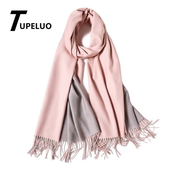 a scarf in two colors winter scarf women thick warm shawls and wraps solid cashmere scarves two-sided usable tassels pashmina t200225, Blue;gray
a scarf in two colors winter scarf women thick warm shawls and wraps solid cashmere scarves two-sided usable tassels pashmina t200225, Blue;gray