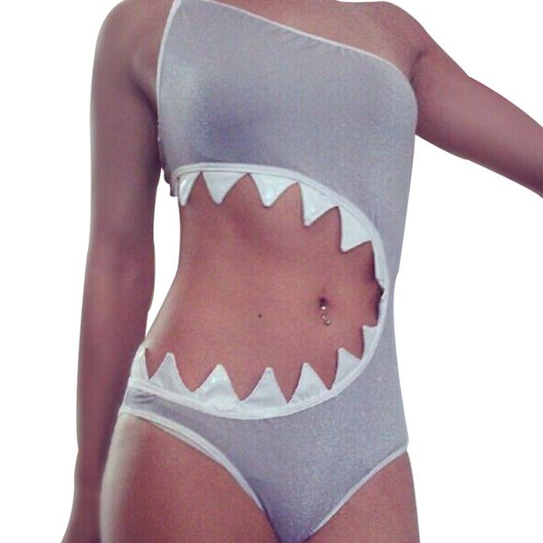 european and american ladies shark bikini cross-border foreign trade swimsuit one-piece swimsuit, White;black
european and american ladies shark bikini cross-border foreign trade swimsuit one-piece swimsuit, White;black