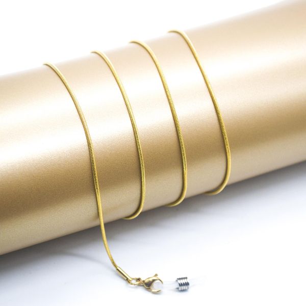 2020 luxury simple stainless steel glasses cord eyeglasses chain gold color sunglasses lanyard snake chain holder h bbyycf
2020 luxury simple stainless steel glasses cord eyeglasses chain gold color sunglasses lanyard snake chain holder h bbyycf