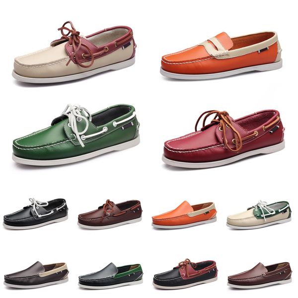 men casual shoes loafers leather sneakers bottom low cut classic triple black red gr
men casual shoes loafers leather sneakers bottom low cut classic triple black red gr