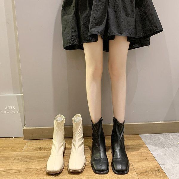 boots women new 2020 winter footwear female shoes round toe zipper ankle rock elegant ladies autumn med rubber hoof heels pu, Black
boots women new 2020 winter footwear female shoes round toe zipper ankle rock elegant ladies autumn med rubber hoof heels pu, Black