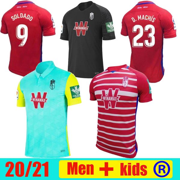 with patches 2020 2021 granada soccer jersey 20 21 soldado fernandez machis puertas f.vico football shirt boys azeez herrera mens kids kit, Black;yellow
with patches 2020 2021 granada soccer jersey 20 21 soldado fernandez machis puertas f.vico football shirt boys azeez herrera mens kids kit, Black;yellow