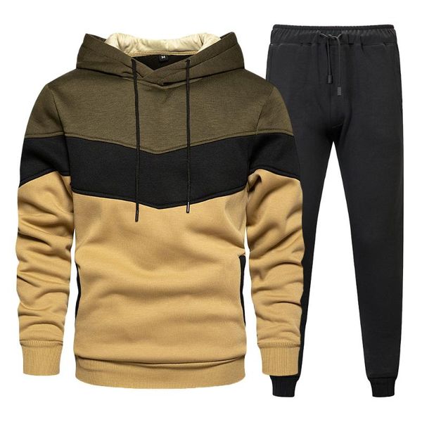 patchwork casual men's track suit 2 piece sets clothes male fitness tracksuit hooded sweatshirt sweatpants jogging hoodes+pants, Gray
patchwork casual men's track suit 2 piece sets clothes male fitness tracksuit hooded sweatshirt sweatpants jogging hoodes+pants, Gray