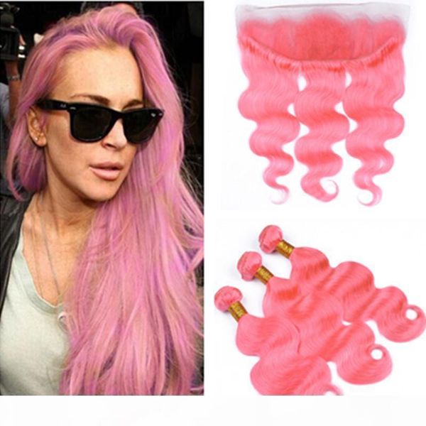 human hair body wave pink frontal closure with bundles virgin brazilian hair extension 3 bundle deals with ear to ear lace frontal closure, Black;brown
human hair body wave pink frontal closure with bundles virgin brazilian hair extension 3 bundle deals with ear to ear lace frontal closure, Black;brown
