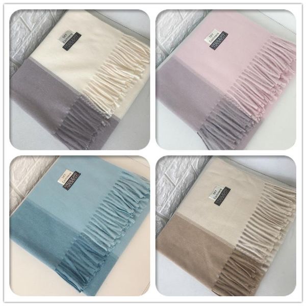 scarves women's girls shawl sky 2021 matching pure color cashmere monochrome scarf autumn winter brand thick wool warm, Blue;gray
scarves women's girls shawl sky 2021 matching pure color cashmere monochrome scarf autumn winter brand thick wool warm, Blue;gray