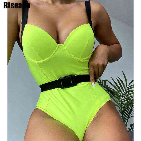 riseado push up women swimsuits one piece underwire bodysuit women's swimwear new belted beachwear solid bathing suit, White;black
riseado push up women swimsuits one piece underwire bodysuit women's swimwear new belted beachwear solid bathing suit, White;black