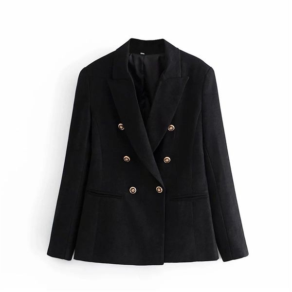 new 2021 velvet black blazer woman autumn winter long sleeve double-breasted office wear women jacket elegant outerwear ntcu, White;black
new 2021 velvet black blazer woman autumn winter long sleeve double-breasted office wear women jacket elegant outerwear ntcu, White;black
