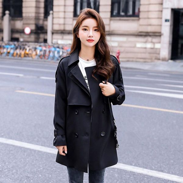 women's trench coats 2021 winter fashion ladies coat casual women overcoat solid color elegant button female outerwear, Tan;black
women's trench coats 2021 winter fashion ladies coat casual women overcoat solid color elegant button female outerwear, Tan;black