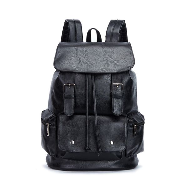 new cross border popular korean leisure men backpack soft pu drawstring flip backpack large capacity outdoor travel computer backpack
new cross border popular korean leisure men backpack soft pu drawstring flip backpack large capacity outdoor travel computer backpack