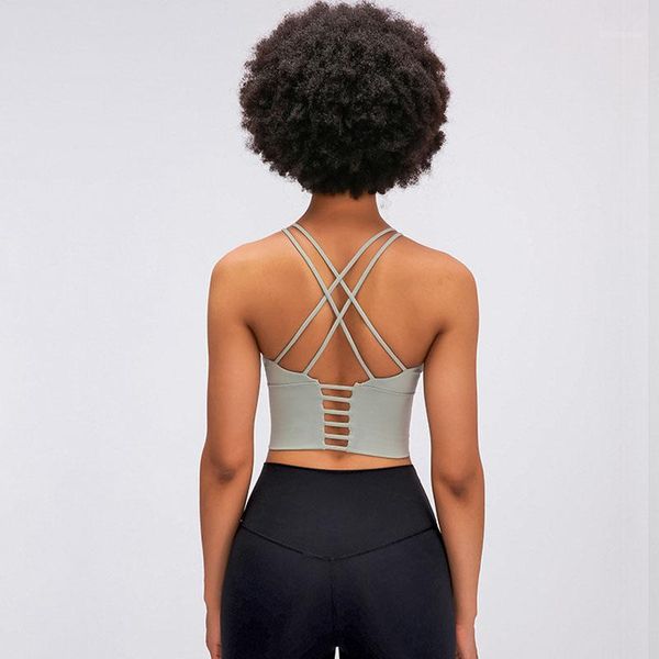 gym clothing high stretch nylon women backless sports bra yoga crop wear shockproof running sport active wear1, White;black
gym clothing high stretch nylon women backless sports bra yoga crop wear shockproof running sport active wear1, White;black