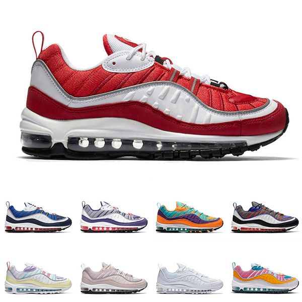 fashion 98 running spotrs shoes mens women gym red easter pink all white rose gold raptors black cushions 98s trainers sneakers 36-45, White;red
fashion 98 running spotrs shoes mens women gym red easter pink all white rose gold raptors black cushions 98s trainers sneakers 36-45, White;red
