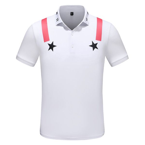 men's short-sleeved polo shirt summer new style korean fashion temperament versatile lapel pullover men's designer short-sleeved t, White;black
men's short-sleeved polo shirt summer new style korean fashion temperament versatile lapel pullover men's designer short-sleeved t, White;black