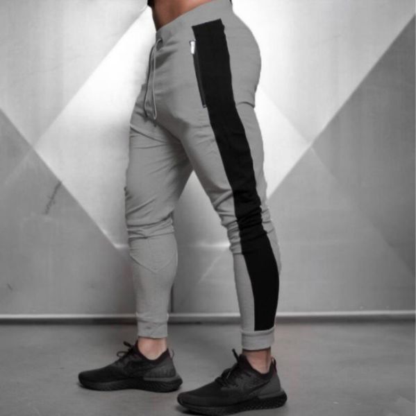 new muscle fitness brother sports casual men's running training color matching leggings basketball pants, Black
new muscle fitness brother sports casual men's running training color matching leggings basketball pants, Black