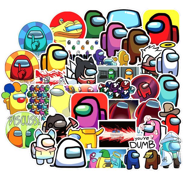 50pcs game among us sticker for children space ship cartoon cute decal stickers to diy phone lapsuitcase stationery guitar
50pcs game among us sticker for children space ship cartoon cute decal stickers to diy phone lapsuitcase stationery guitar