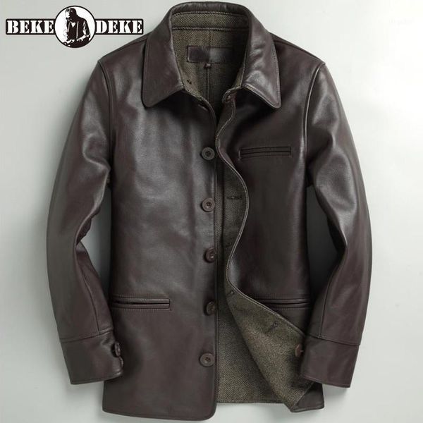 men's leather & faux business man cowhide coat slim fit motorcycle biker genuine jacket plus size high quailty outwear coats1, Black
men's leather & faux business man cowhide coat slim fit motorcycle biker genuine jacket plus size high quailty outwear coats1, Black