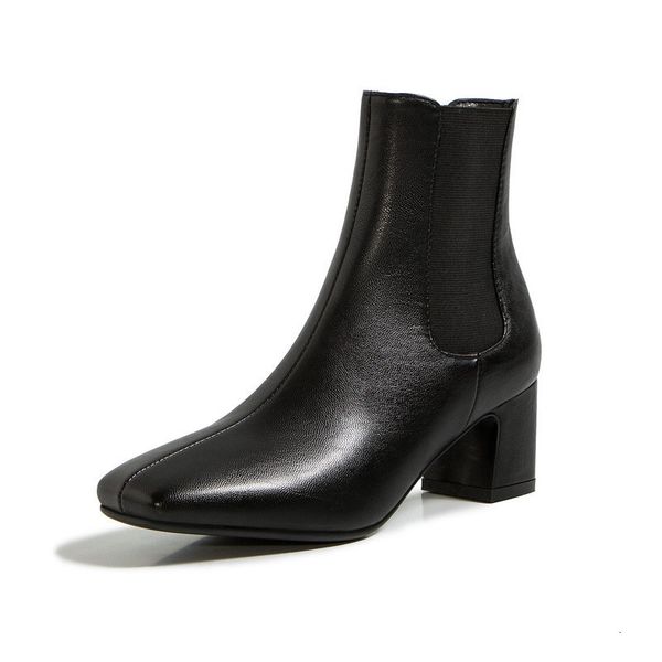 2021 new autumn winter heels pu leather stretch fabrics ankle women boots square toe slip on ladies shoes size 34-43 cxfa, Black
2021 new autumn winter heels pu leather stretch fabrics ankle women boots square toe slip on ladies shoes size 34-43 cxfa, Black