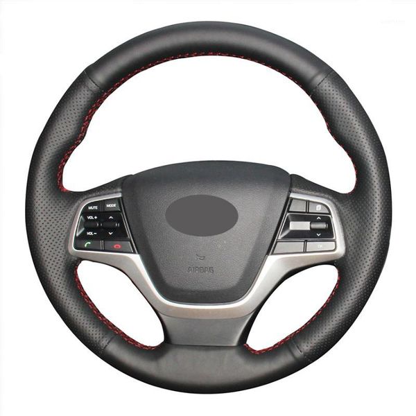 hand-stitched black artificial leather anti-slip car steering wheel cover for elantra 4 2020-2020 solaris 2020-20201
hand-stitched black artificial leather anti-slip car steering wheel cover for elantra 4 2020-2020 solaris 2020-20201