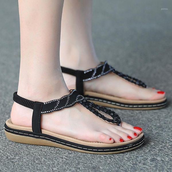 sandals sagace women bohemia bling crystal summer shoes woman beach flat flip-flops plus size soft bottom slippers lady1, Black
sandals sagace women bohemia bling crystal summer shoes woman beach flat flip-flops plus size soft bottom slippers lady1, Black