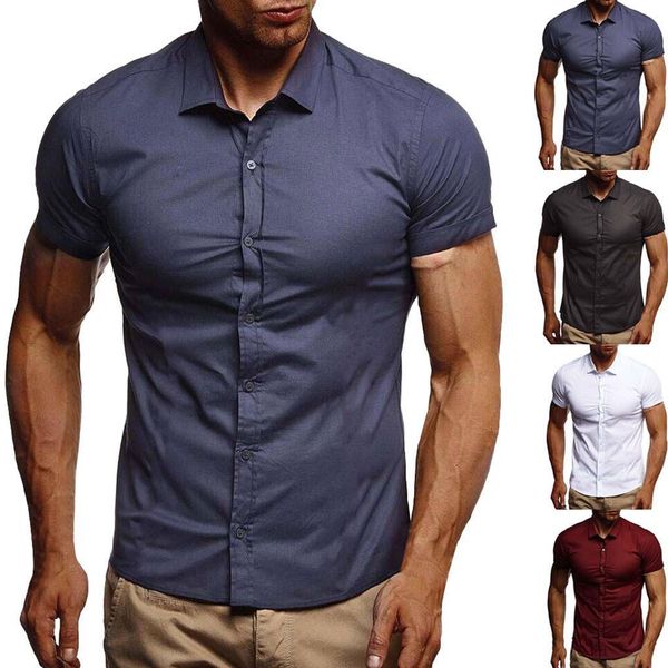 2019 men plus size pure color button splicing pattern casual lapel short sleeve shirt camisa masculina camiseta hombre hawaiian, White;black
2019 men plus size pure color button splicing pattern casual lapel short sleeve shirt camisa masculina camiseta hombre hawaiian, White;black