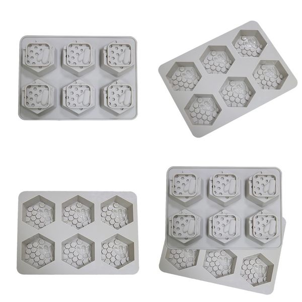 silicone molds honey nest 6 grid silica gel soap mould mirror surface dropping glue gray moulds factory direct selling 10zc p1
silicone molds honey nest 6 grid silica gel soap mould mirror surface dropping glue gray moulds factory direct selling 10zc p1