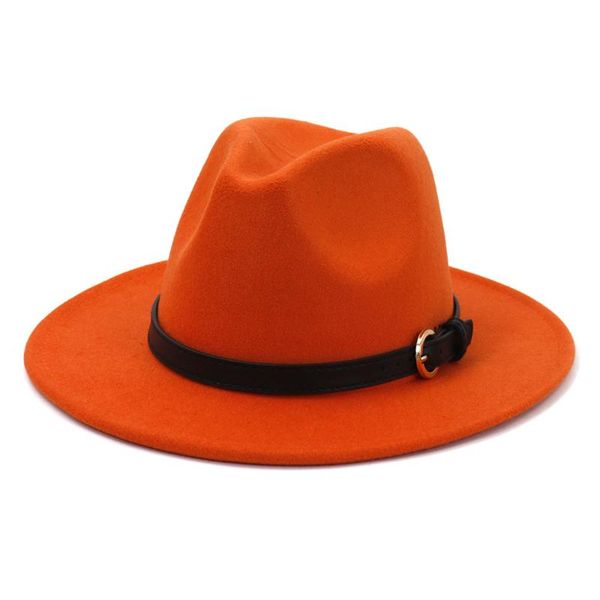 new fashion orange wool felt fedora hat for women with black belt winter man big wide brim fedora jazz hats 58cm, Blue;gray
new fashion orange wool felt fedora hat for women with black belt winter man big wide brim fedora jazz hats 58cm, Blue;gray