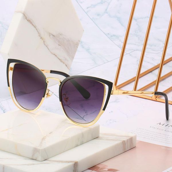 sunglasses 2021 fashion cat eye metallic classic retro luxury ladies outdoor driving travel, White;black
sunglasses 2021 fashion cat eye metallic classic retro luxury ladies outdoor driving travel, White;black