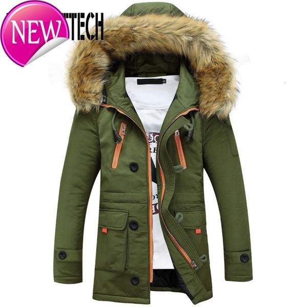 fashion winter jacket men 2019 new thick casual fur collar windproof parkas cotton padded warm coat hooded jackets, Black
fashion winter jacket men 2019 new thick casual fur collar windproof parkas cotton padded warm coat hooded jackets, Black