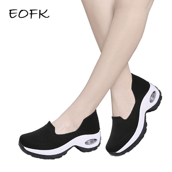 eofk women sneakers slip-on spring summer fly knit cushioning sports shoes for female wine red comfortable women's loafers flats y20032, Black
eofk women sneakers slip-on spring summer fly knit cushioning sports shoes for female wine red comfortable women's loafers flats y20032, Black
