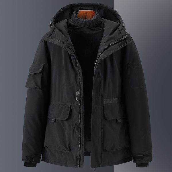 men's winter down jacket 2020 new casual waterproor coat windbreaker hooded warm parka puffer jackets for men style, Black
men's winter down jacket 2020 new casual waterproor coat windbreaker hooded warm parka puffer jackets for men style, Black